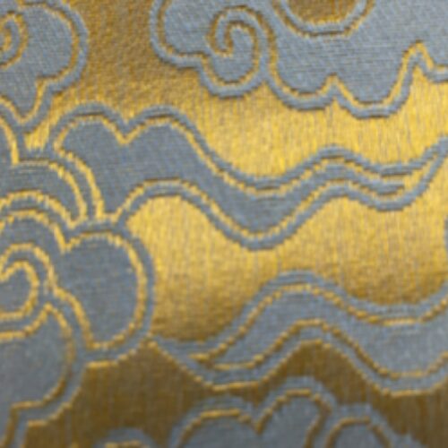 金糸霊芝雲金襴緞子