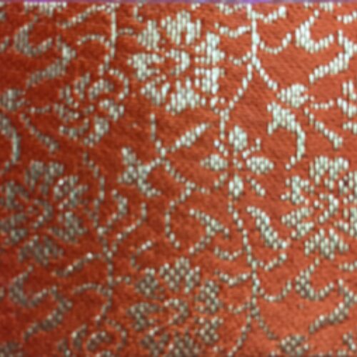 朱華唐草金襴緞子